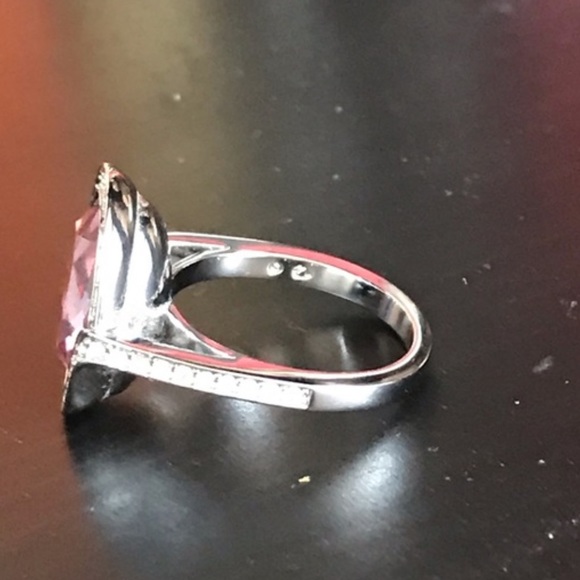 COPY - Pink Swarovski Ring - Picture 2 of 4